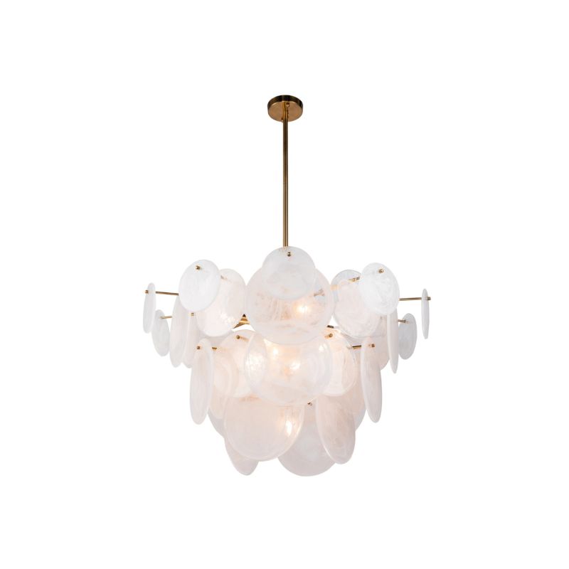 Adagio Pendant Lamp - Antique Brass/White