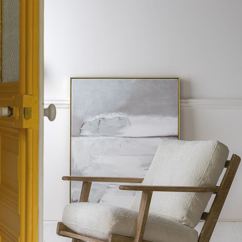 delightful misty abstract painting on canvas