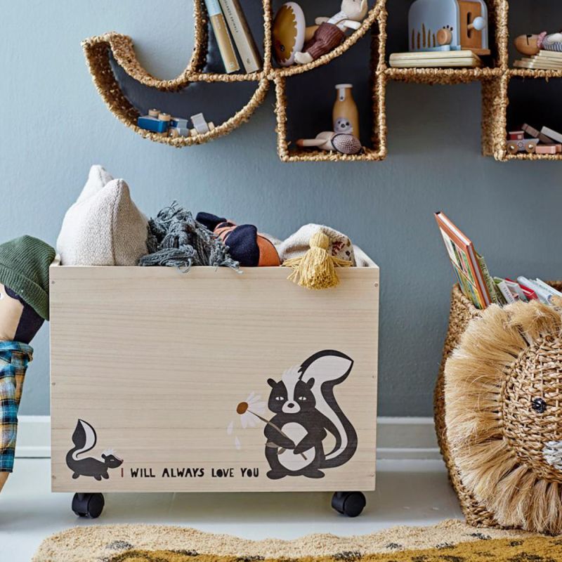 Set of two adorable childrens boxes with cute designs