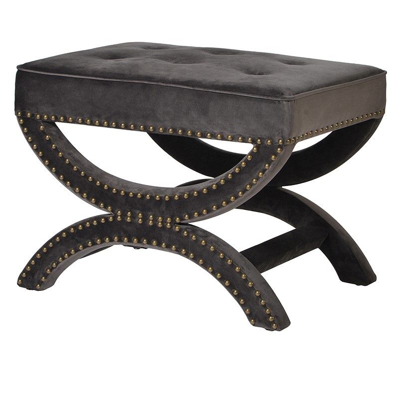 Velvet Bench Ottoman