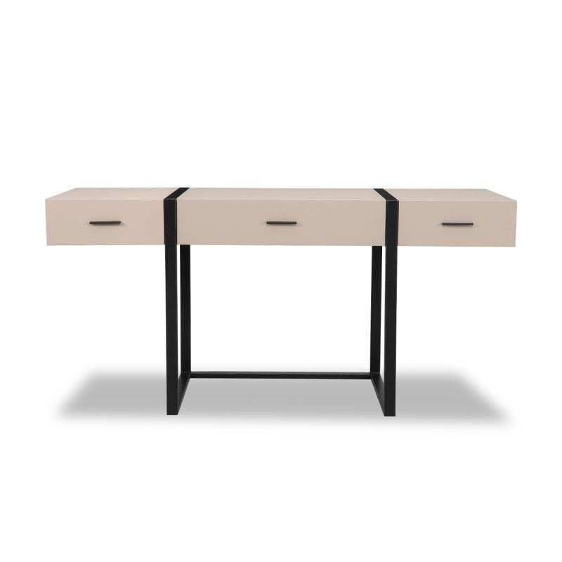 Almati Dressing Table - Mink/Matte Black