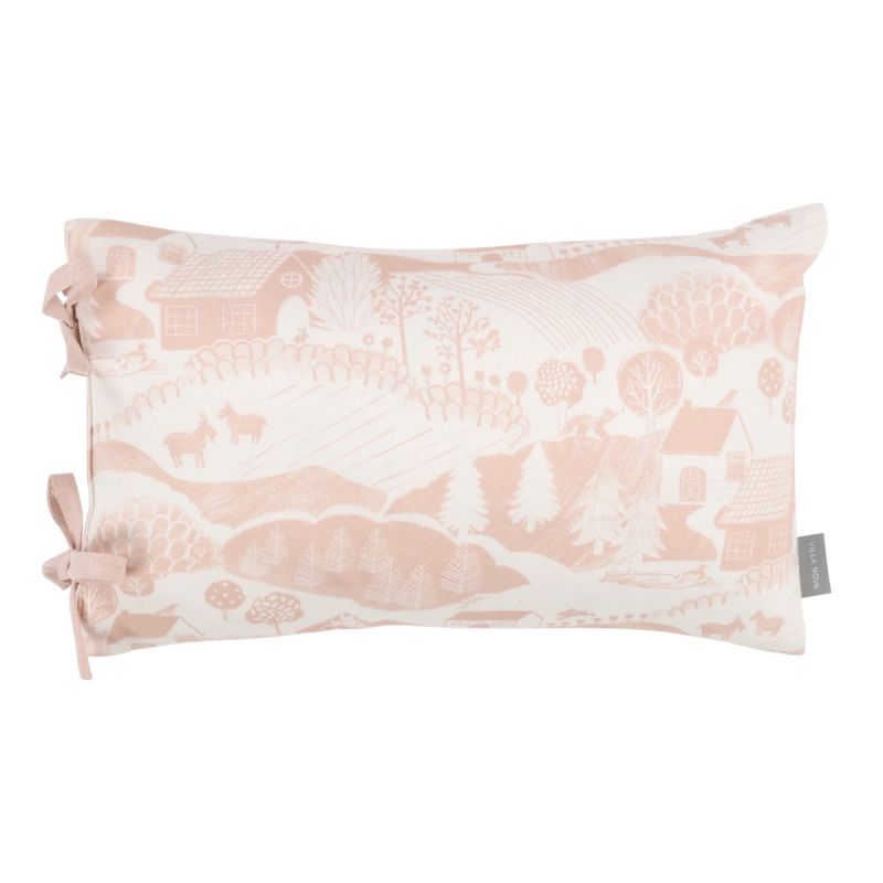 Shop the Villa Nova Far, Far Away Cushion in Blush. Elevate your decor with its soft hues and whimsical design, perfect for any space.
