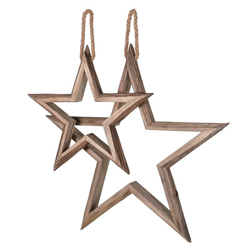 Woodland Hanging Stars - Set of 2 