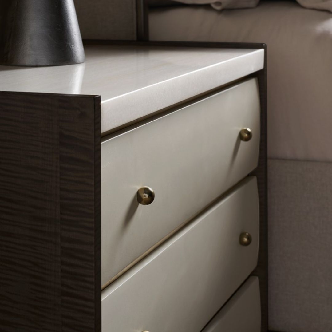 Avignon Bronze Bedside Table