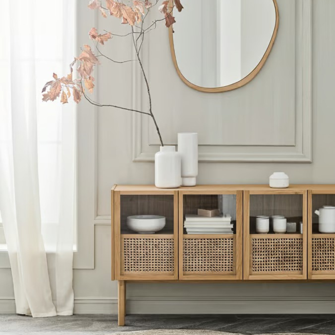 Discover the Cana Sideboard in Oiled Oak, measuring 159 cm. A stylish and functional addition to your home, perfect for storage and décor.