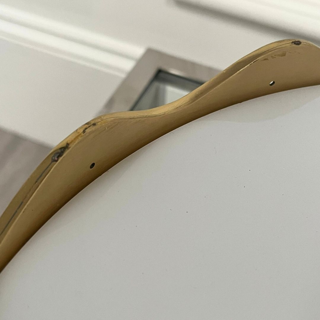 Clearance Ripple Semi Flas Mount - Brass