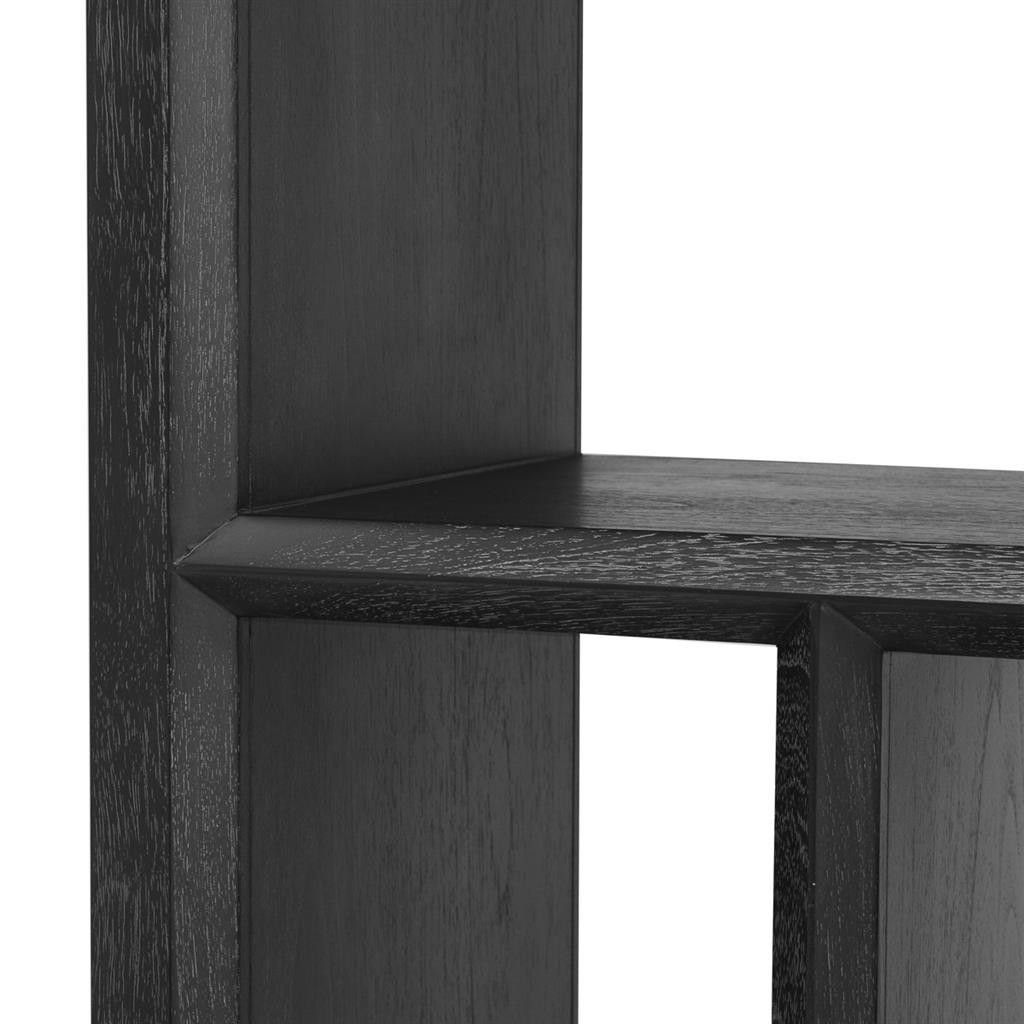 tall charcoal display bookcase 