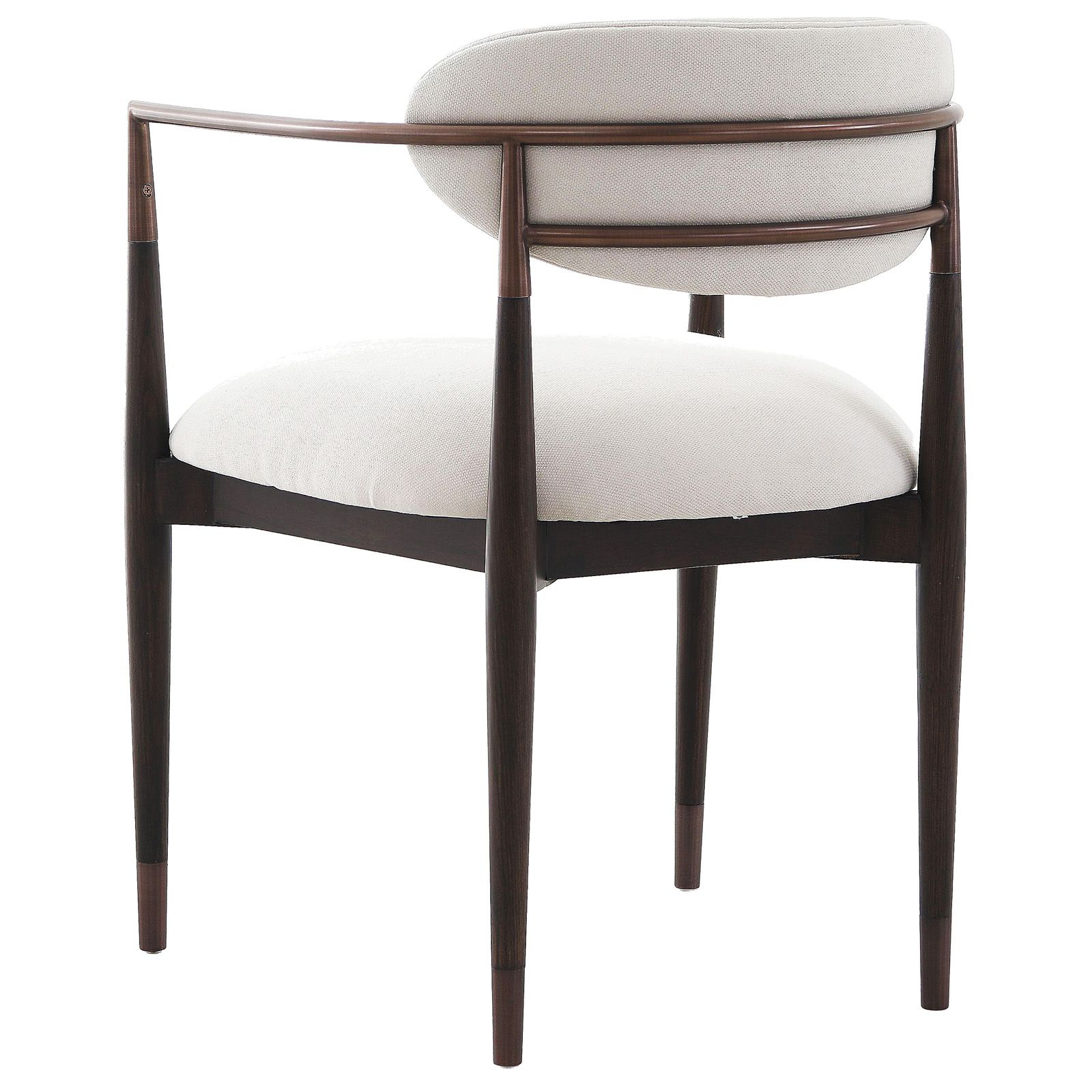 Soho Dining Chair - Walnut & Bronze