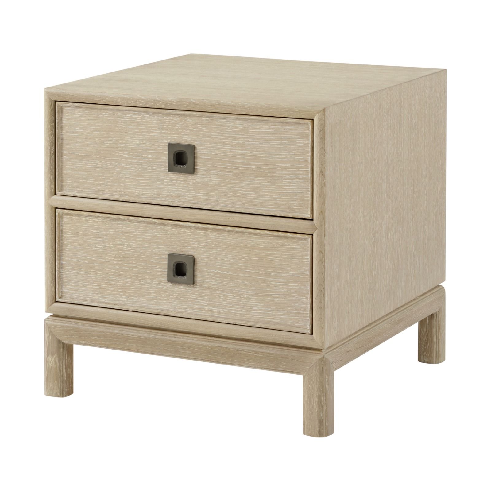 Montauk 2-drawer Side Table - Light