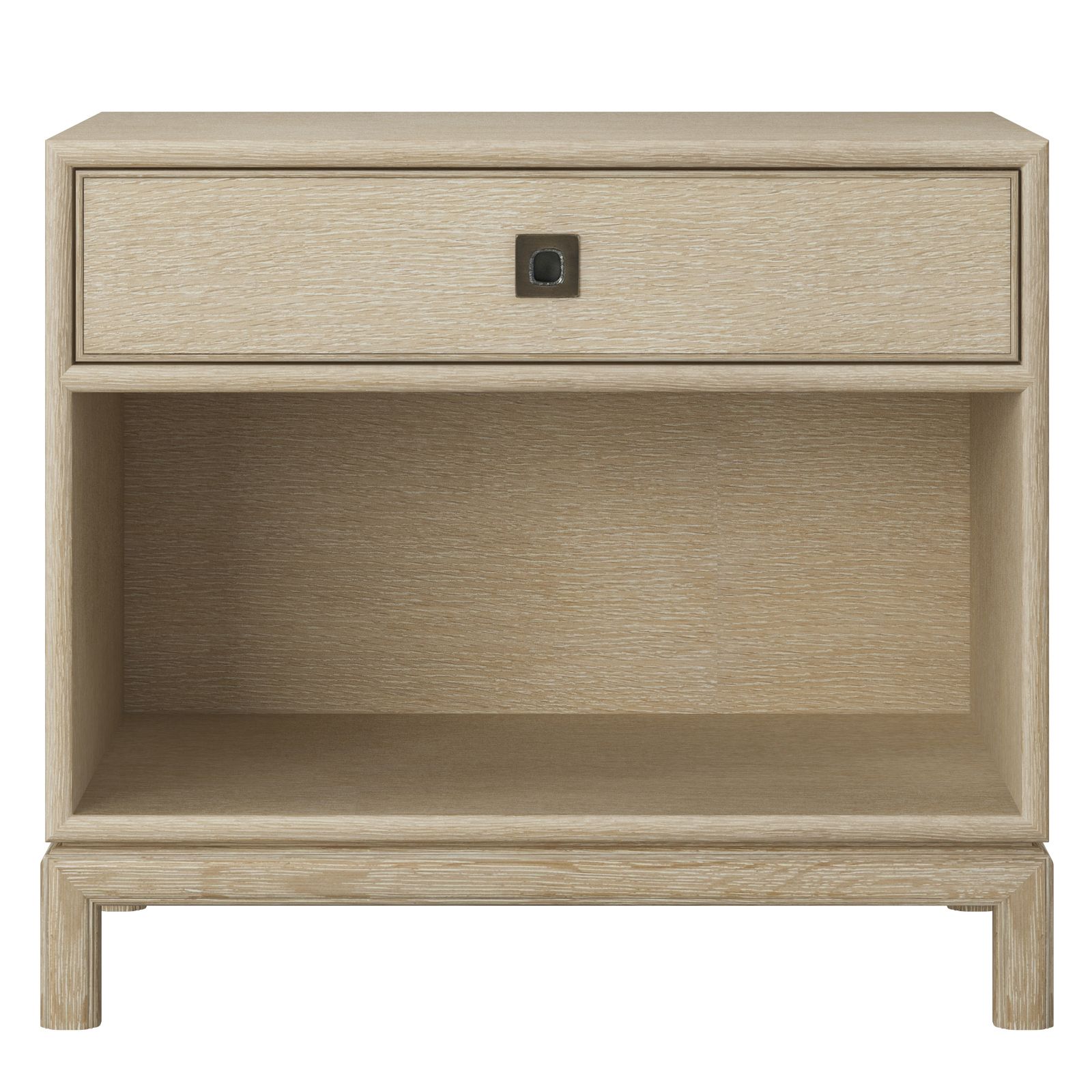 Montauk Single Drawer Bedside Table - Light