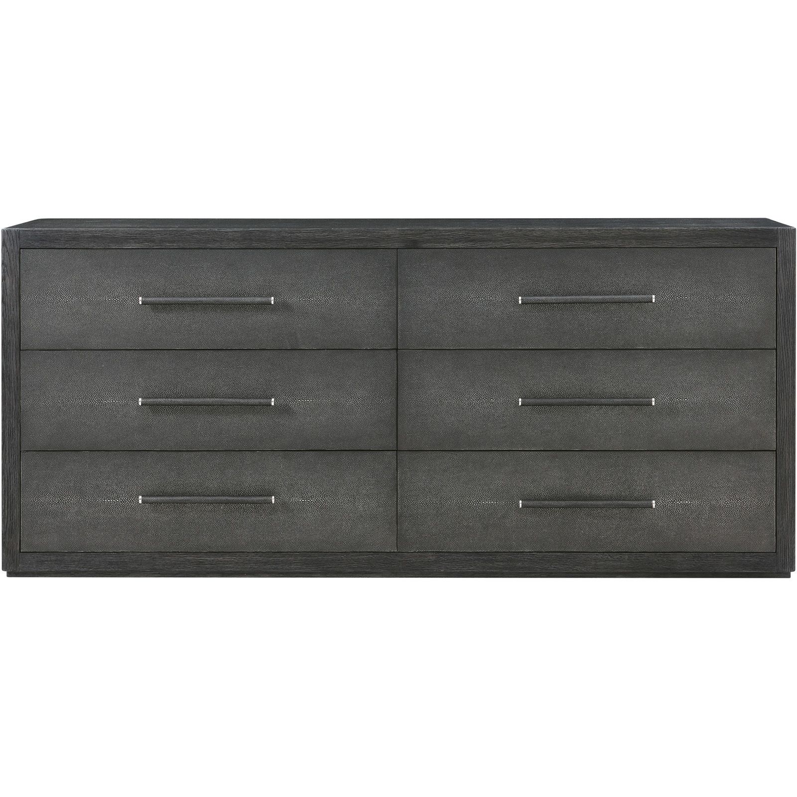 Maxwell 6-drawer Dresser - Dark