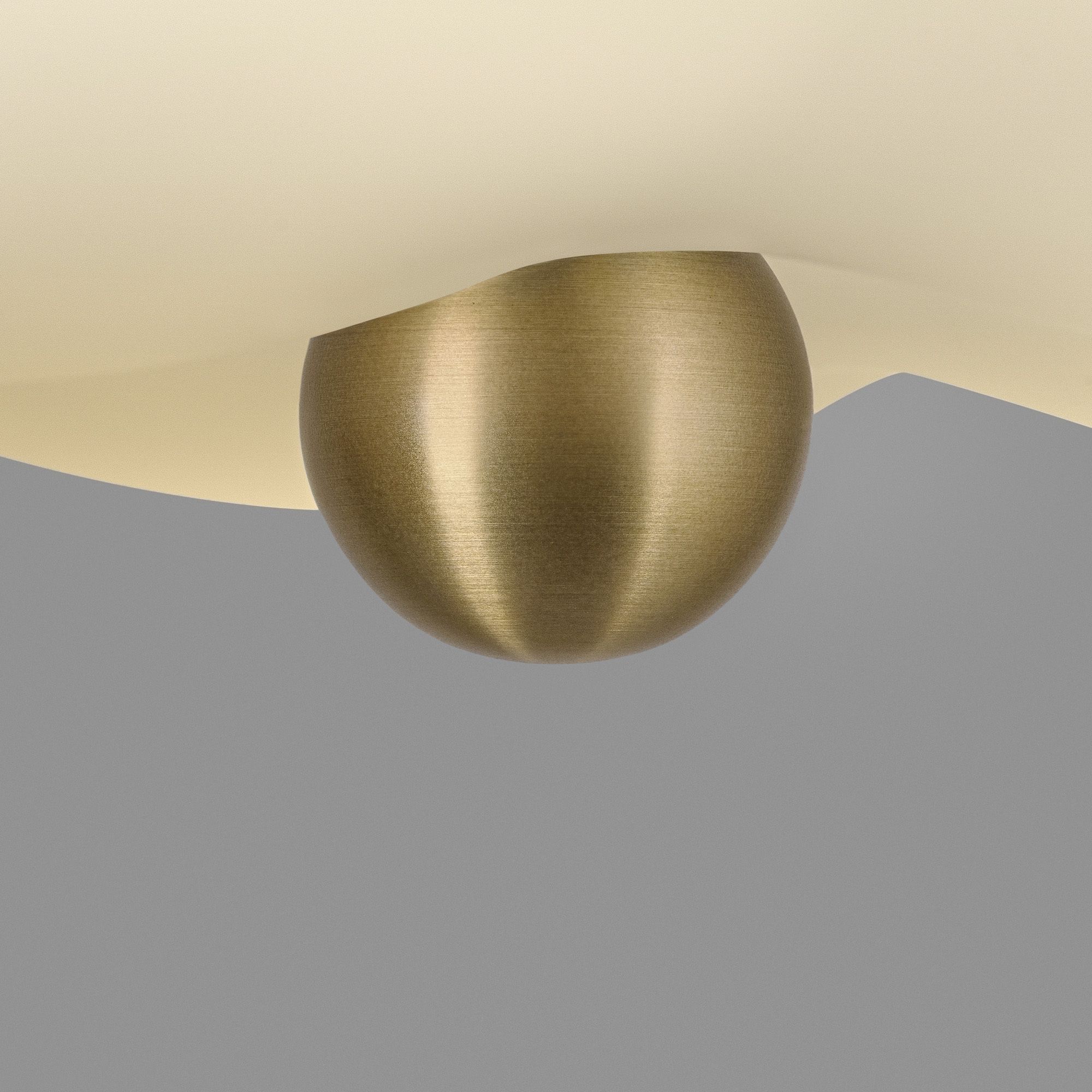 Hana Flush Mount - Brass