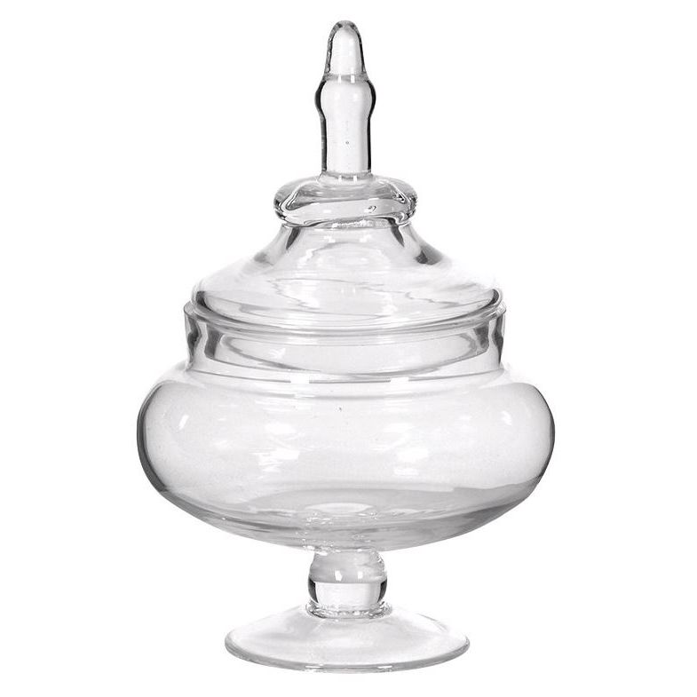 Curved Glass Jar - Large