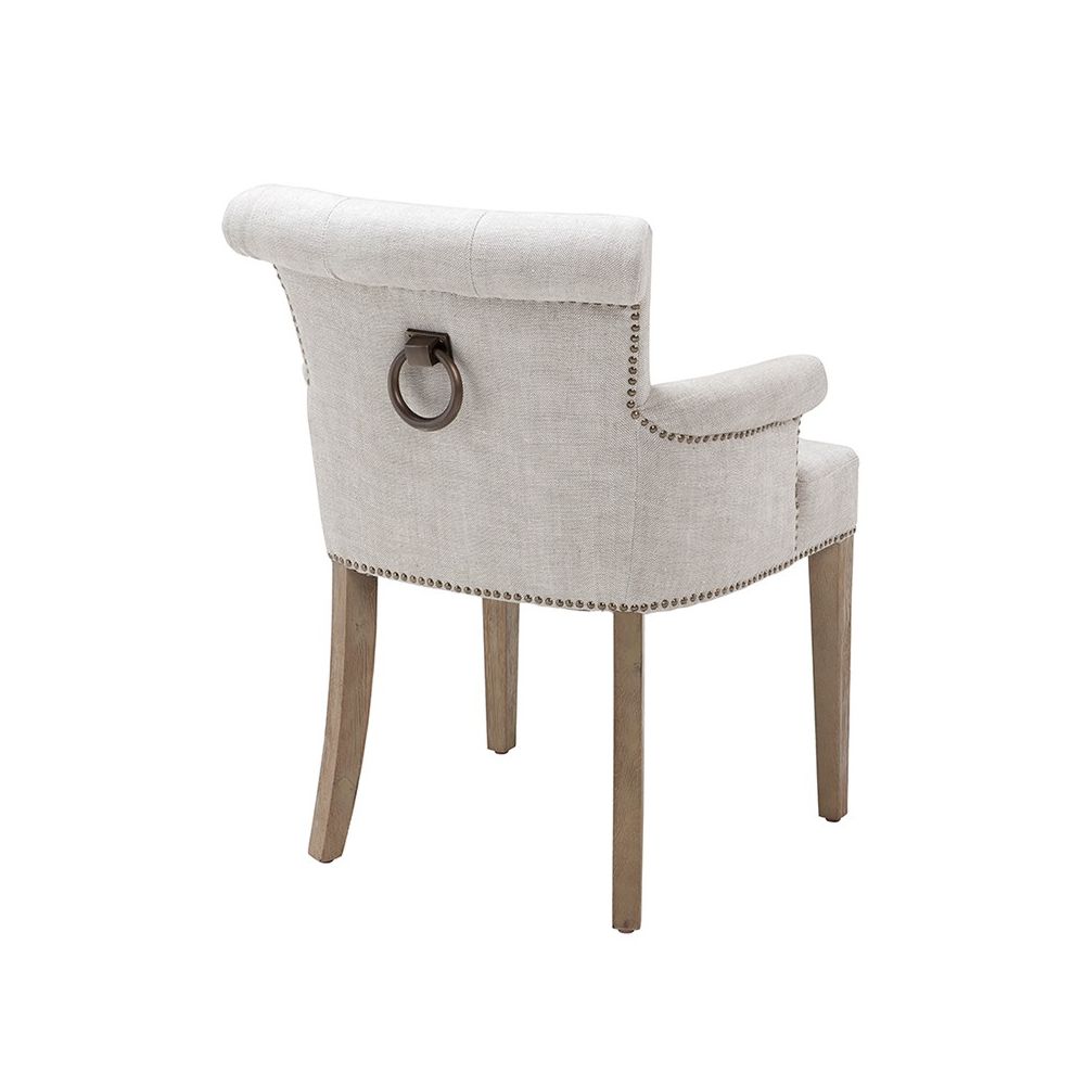 Eichholtz Key Largo Armchair - Off White Linen