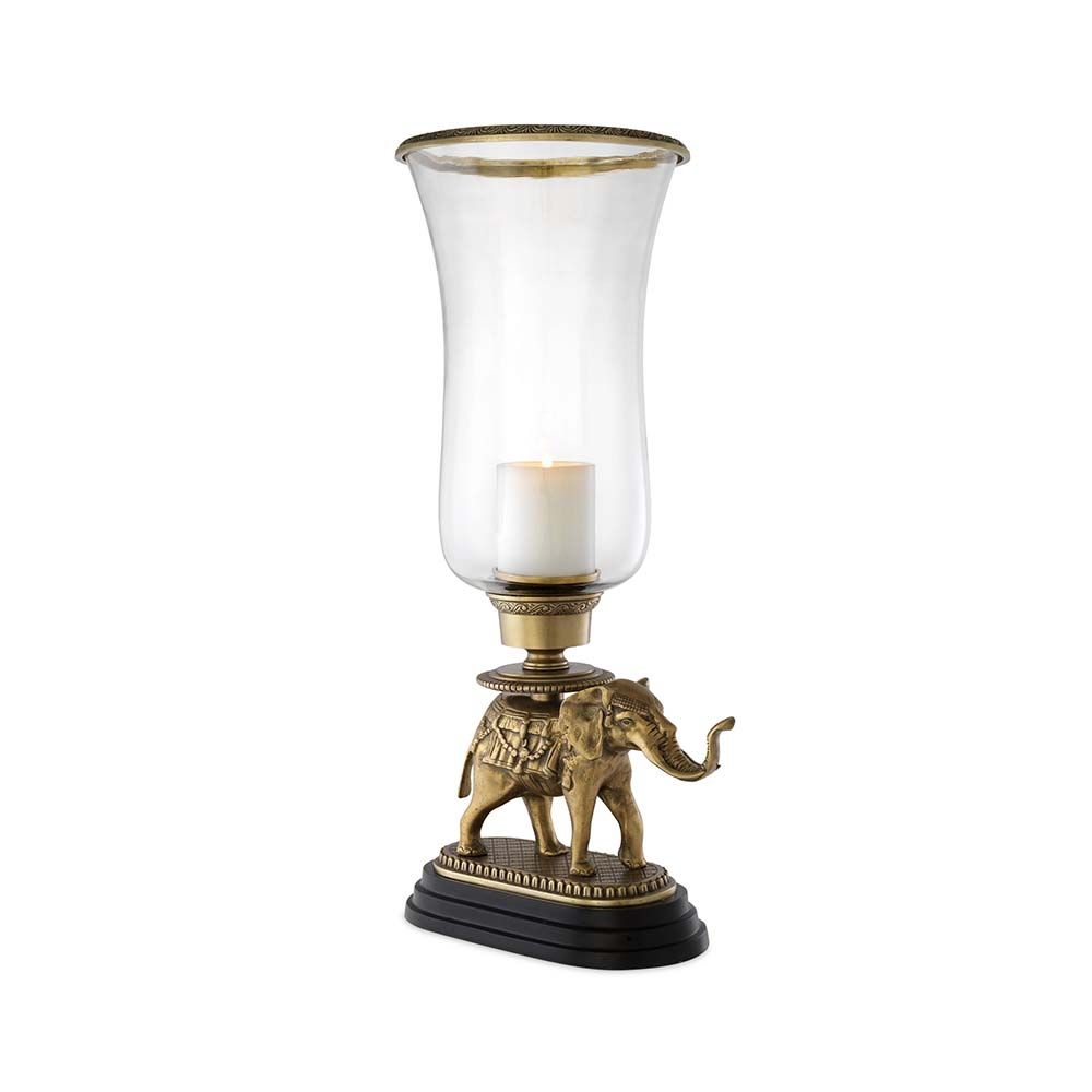 A gorgeous brass elephant hurricane