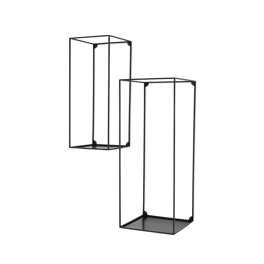A set of two fabulous hurricane and candle holders in a bronze finish