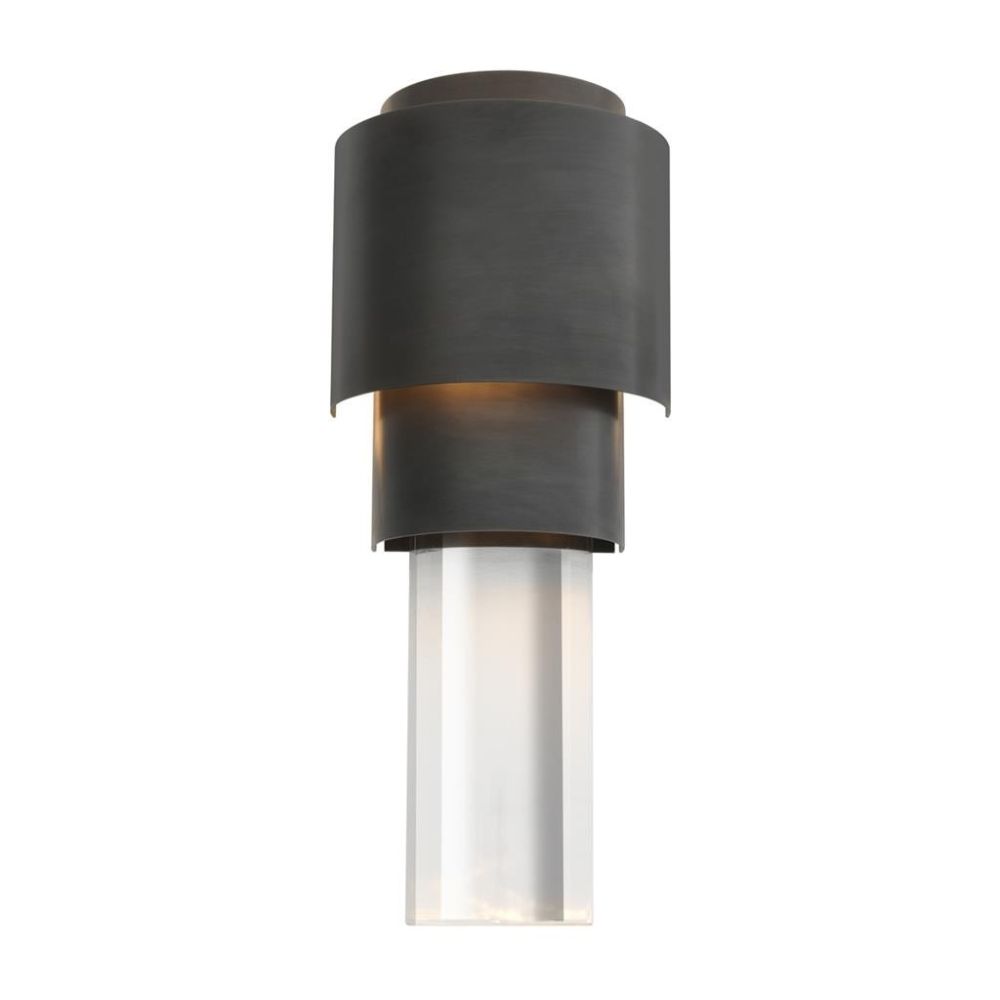 Modern deep bronze wall lamp 