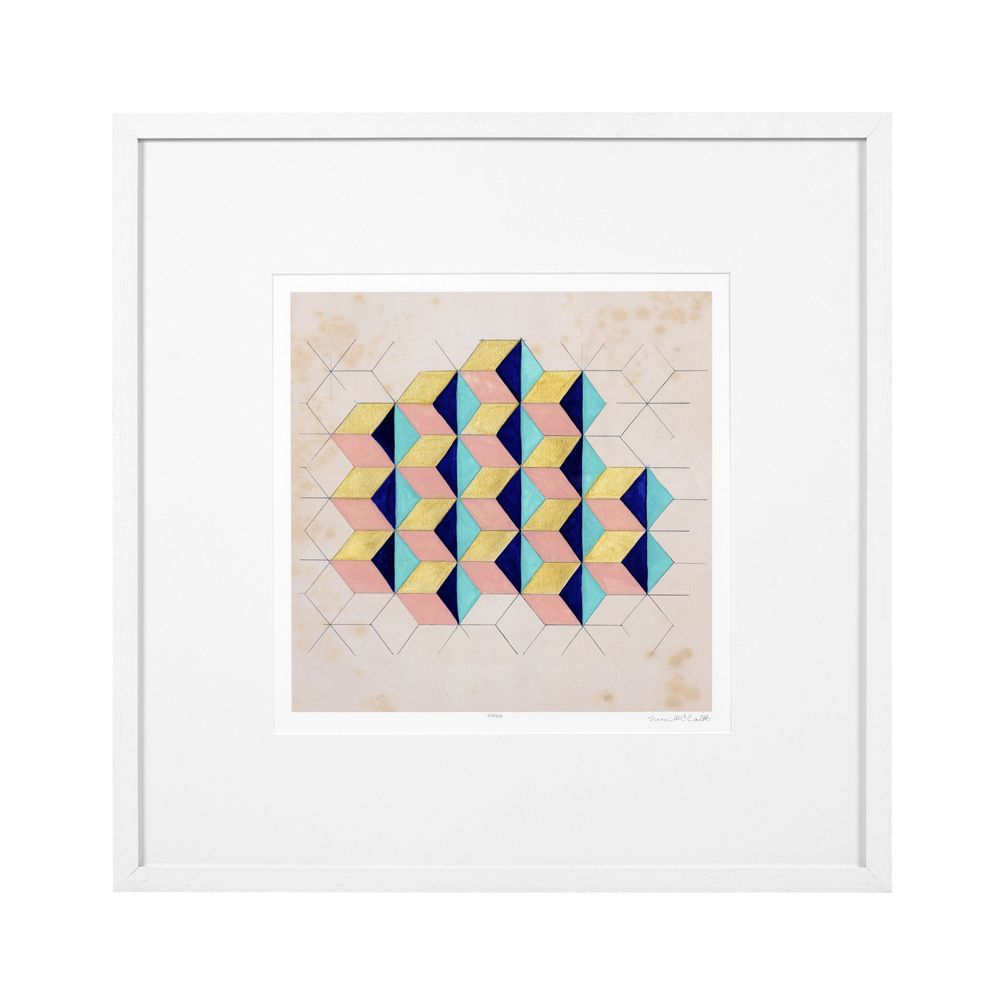 geometric pattern prints - set of two 