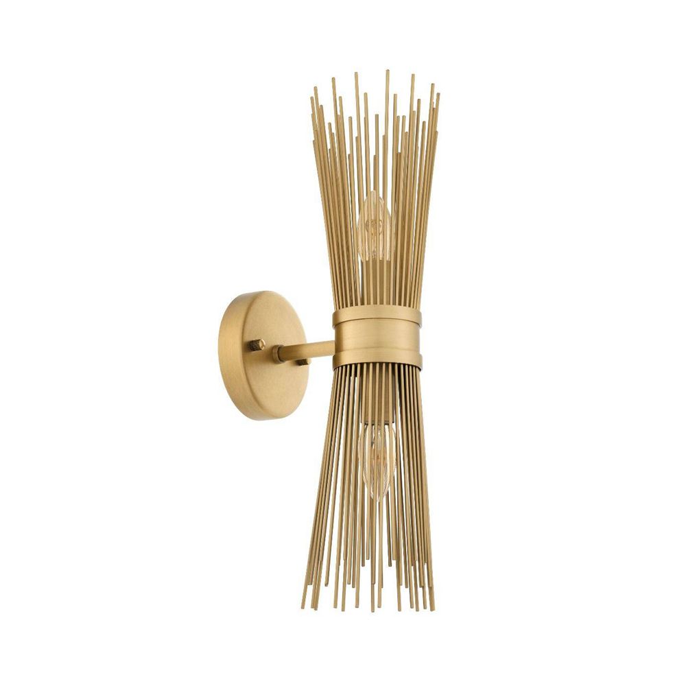 Luxurious Eichholtz antique brass finish wall lamp