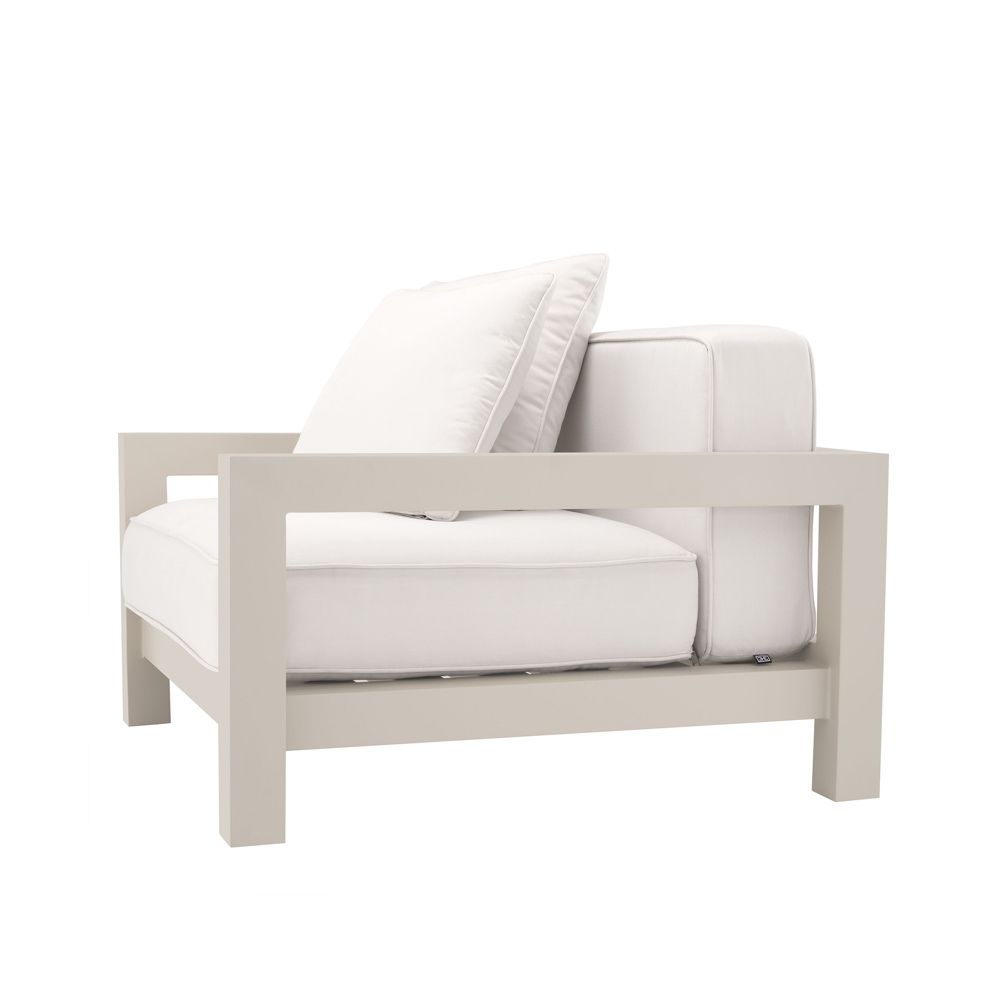 A fabulous sand and natural outdoor armchair 
