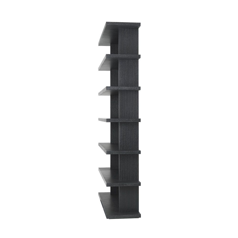 A modern display cabinet from Eichholtz crafted from wood with a black finish 