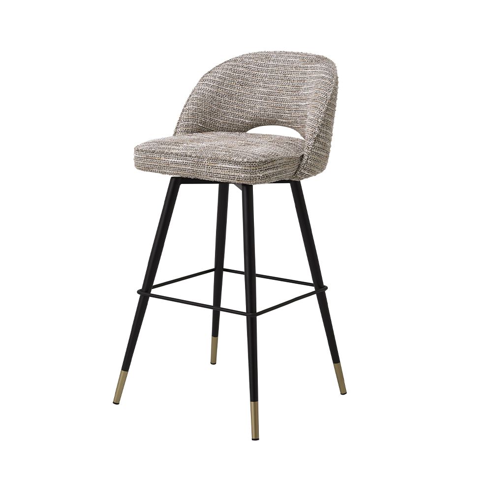 Eichholtz Cliff Bar Stool - Mademoiselle Beige - Set Of 2