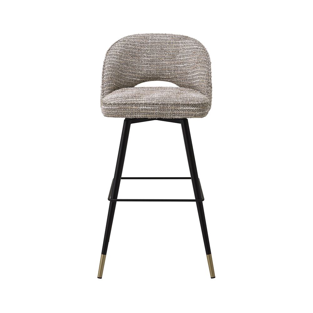Eichholtz Cliff Bar Stool - Mademoiselle Beige - Set Of 2