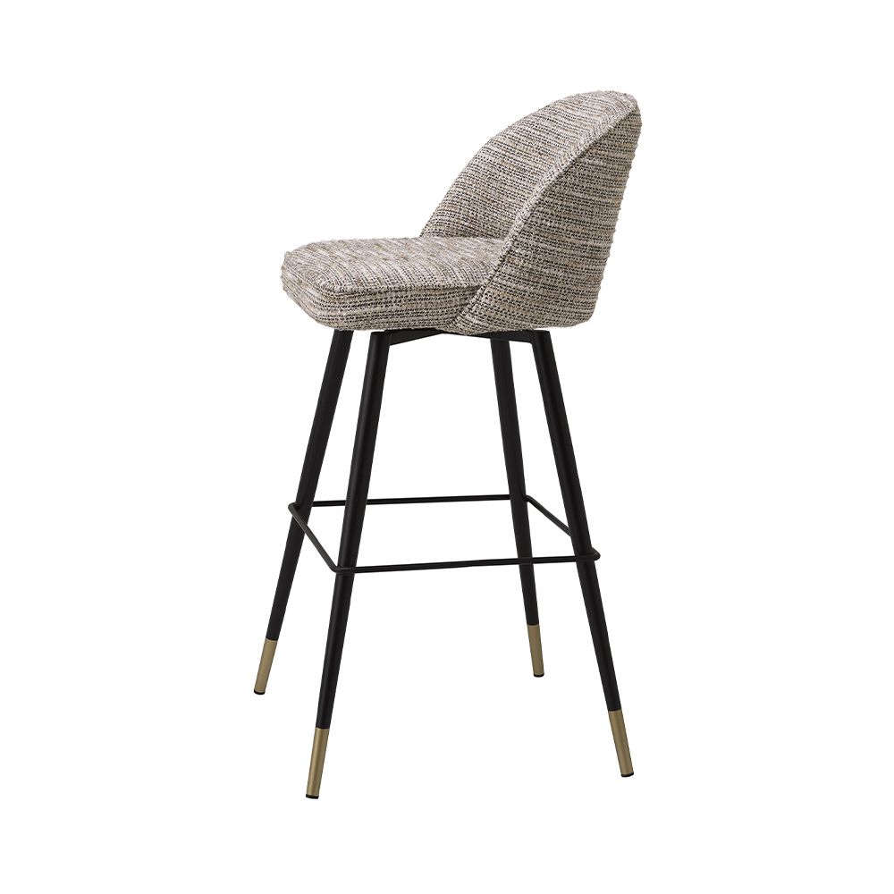 Eichholtz Cliff Bar Stool - Mademoiselle Beige - Set Of 2