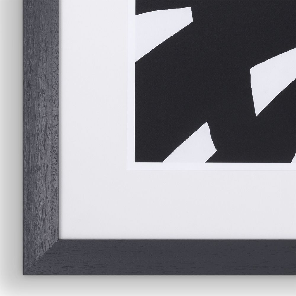 Set of 2 large monochrome abstract prints by Eichholtz