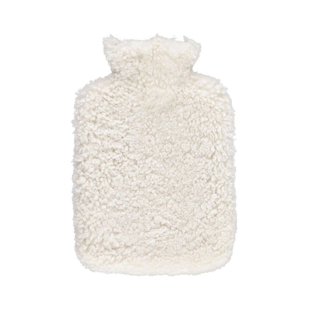 A luxurious and sumptuously soft sheepskin hot water bottle