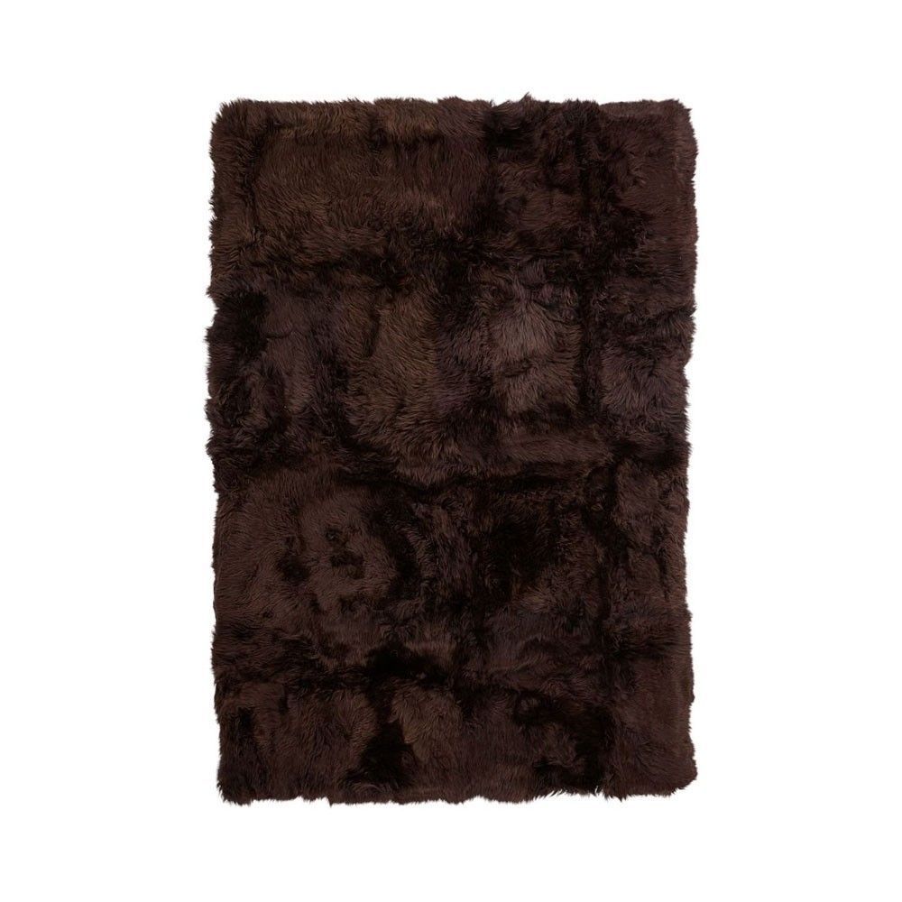 A luxurious and sumptuously soft sheepskin rug
