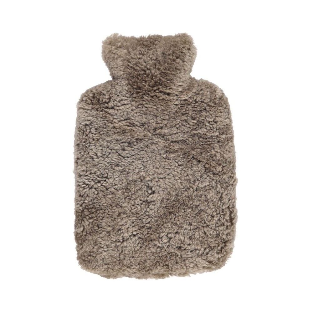 A luxurious and sumptuously soft sheepskin hot water bottle
