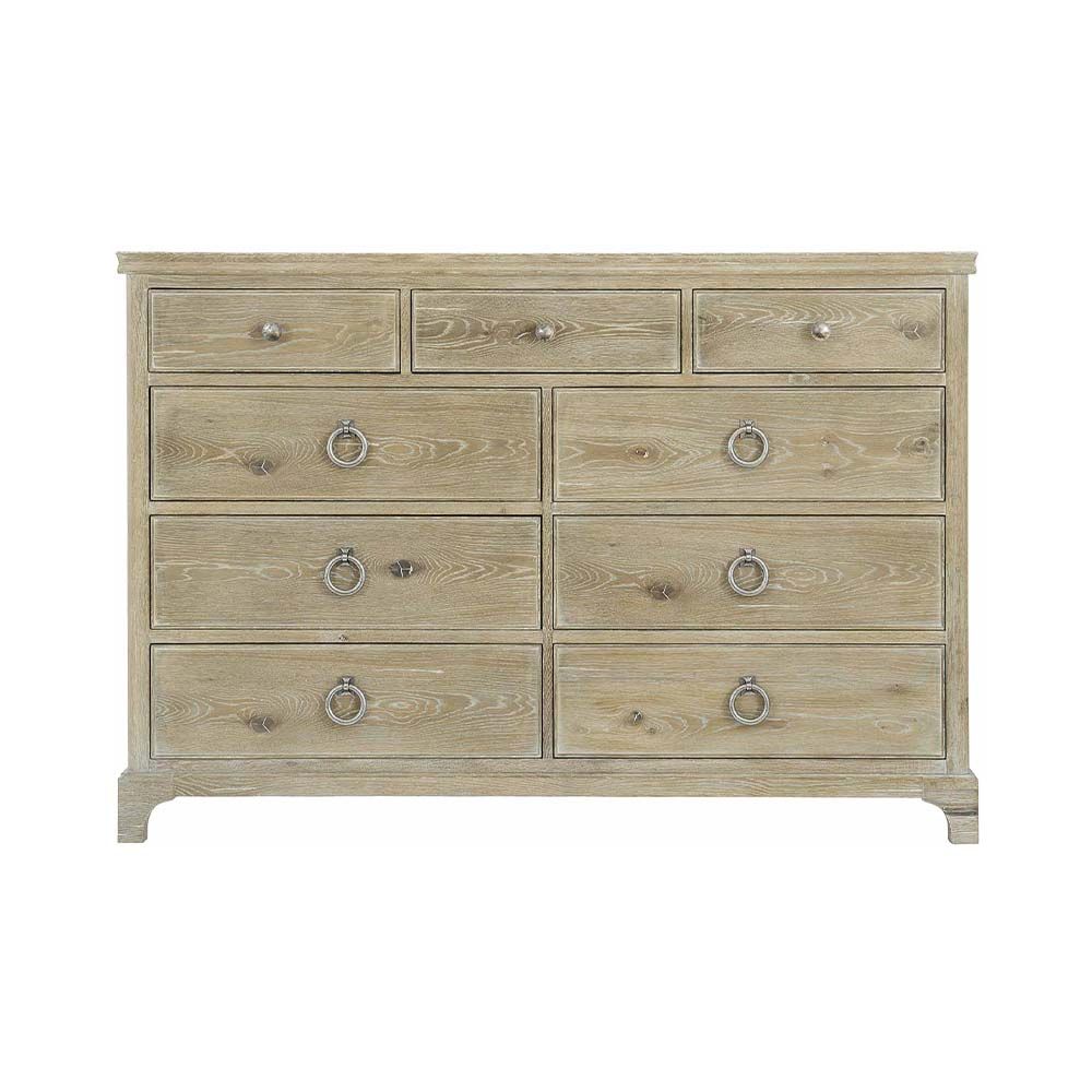 A beautifully rustic 9 drawer dresser