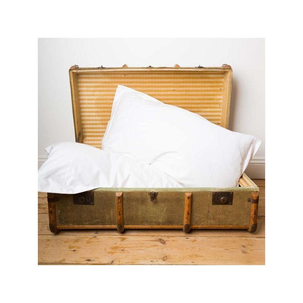 Luxury hotel soft and strong 400tc white oxford pillowcases