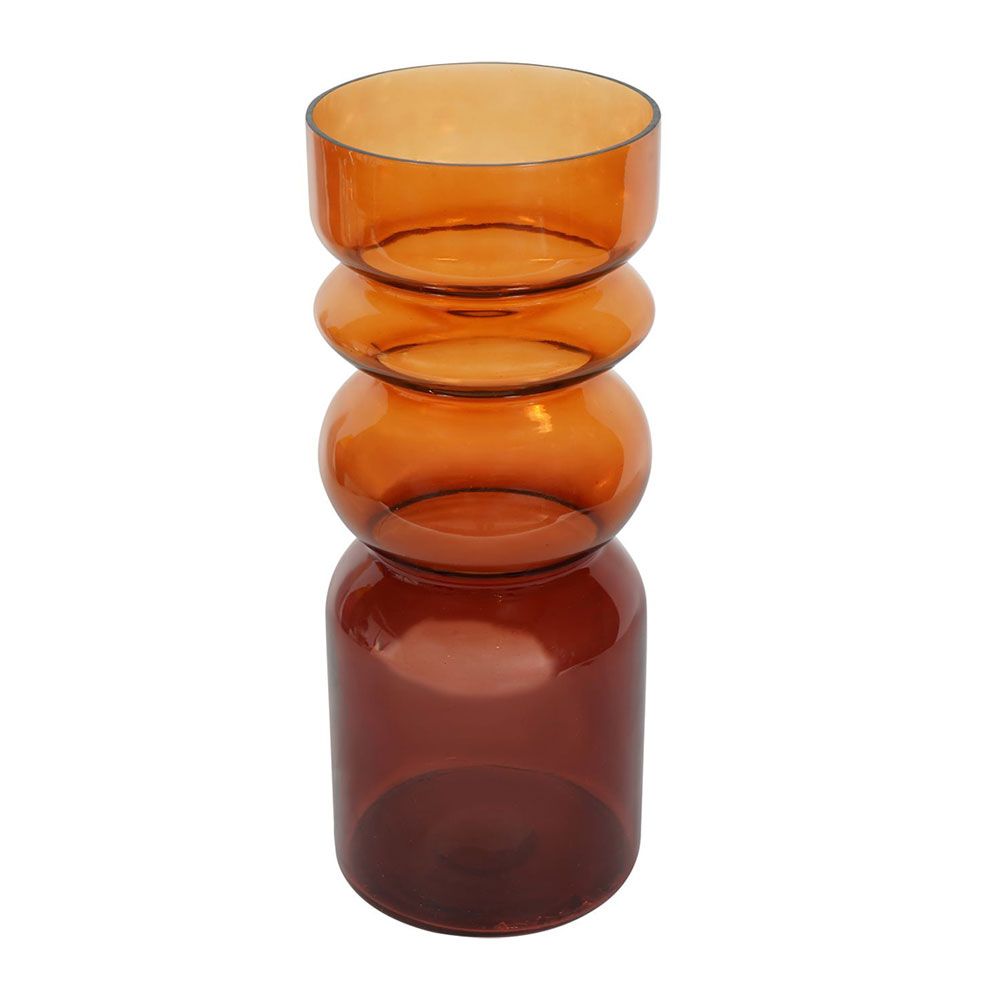 Amora Glass Vase Orange Vases Sweetpea & Willow