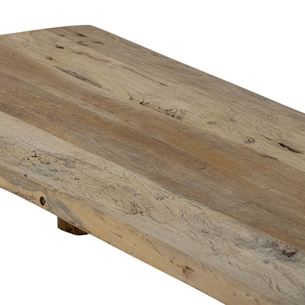 Reclaimed wood natural coffee table