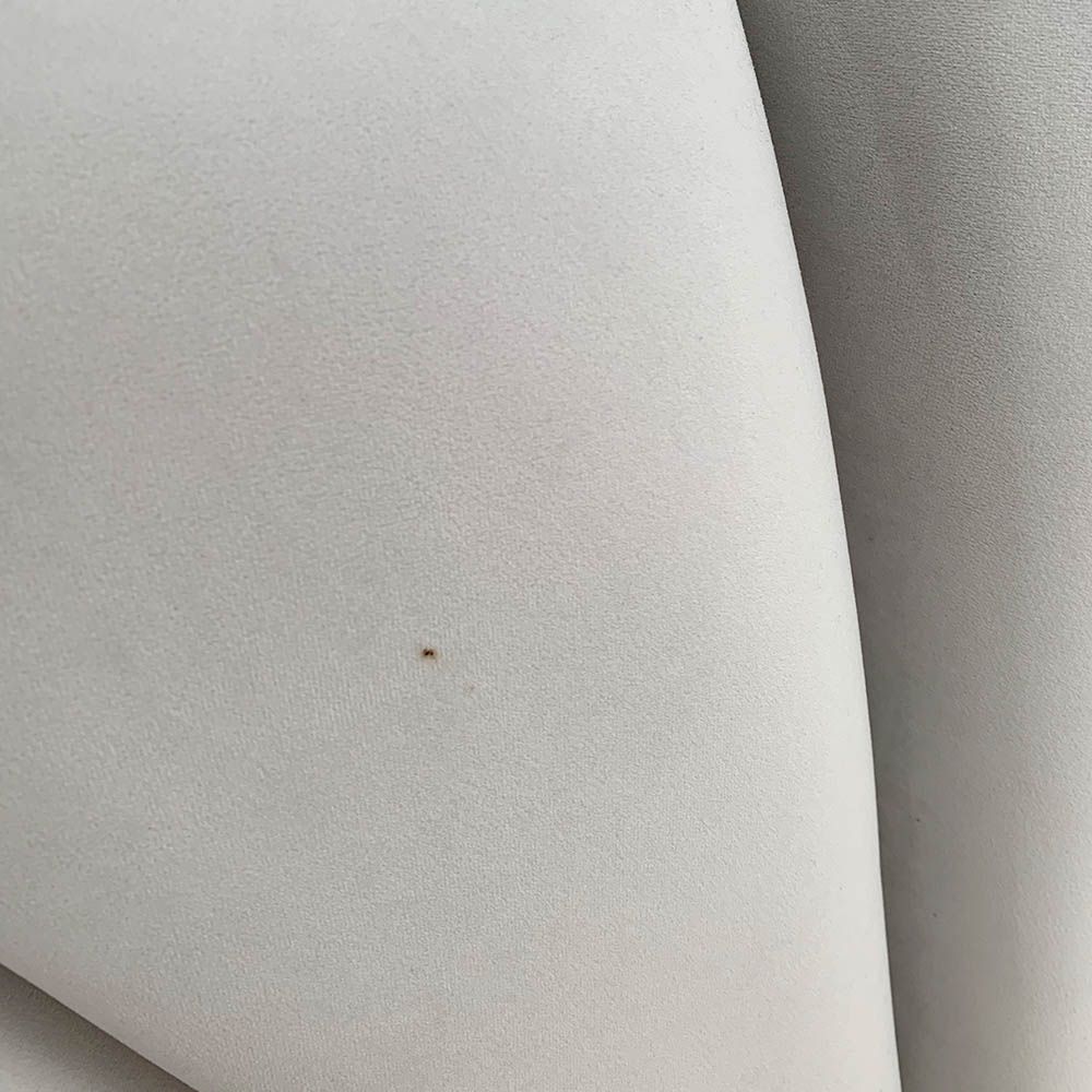 Imperfections on headboard