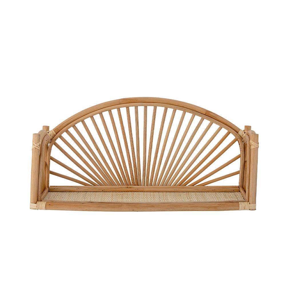 Ravishing rattan floating shelf