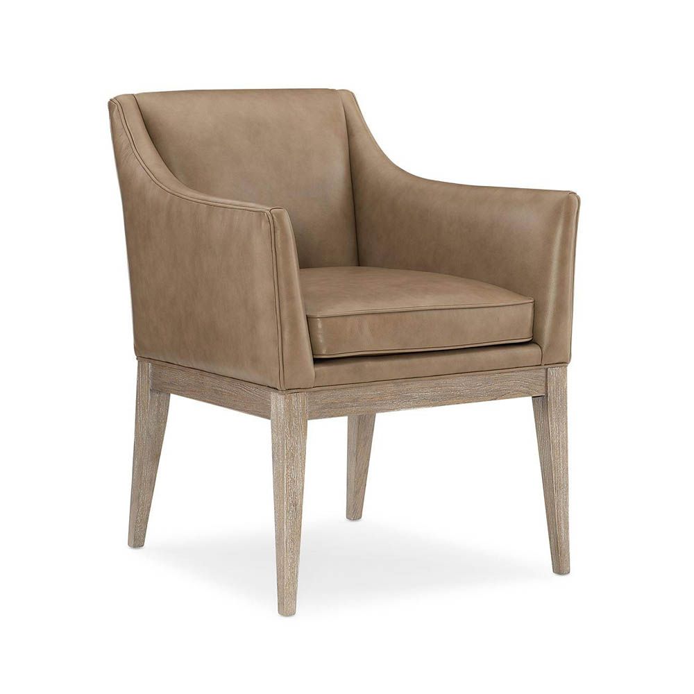 Elegant mid-century modern style dining armchair