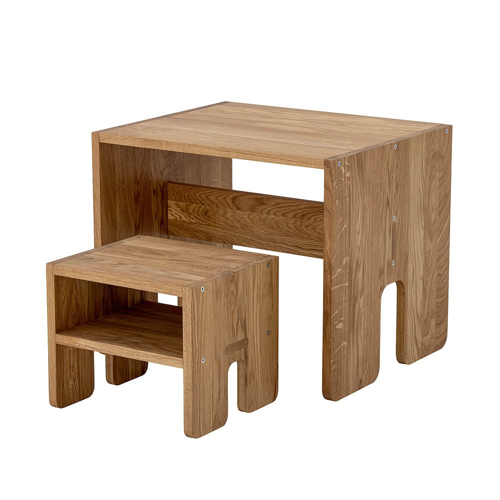 sturdy wooden stool for kids