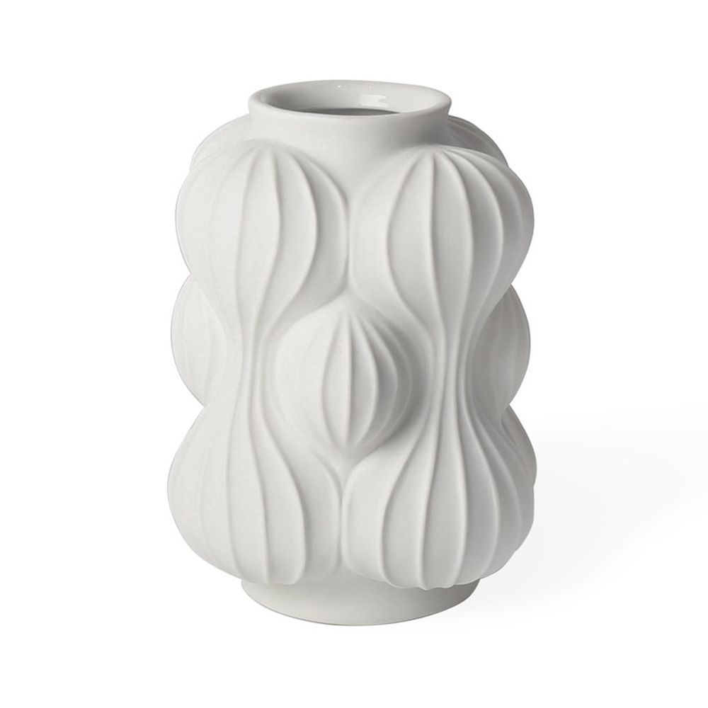 Matte porcelain decorative  balloon vase by Jonathan Adler