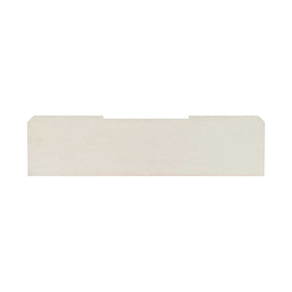 An exquisite sideboard with an elegant white finish, stunning silver highlights and floral inspired features