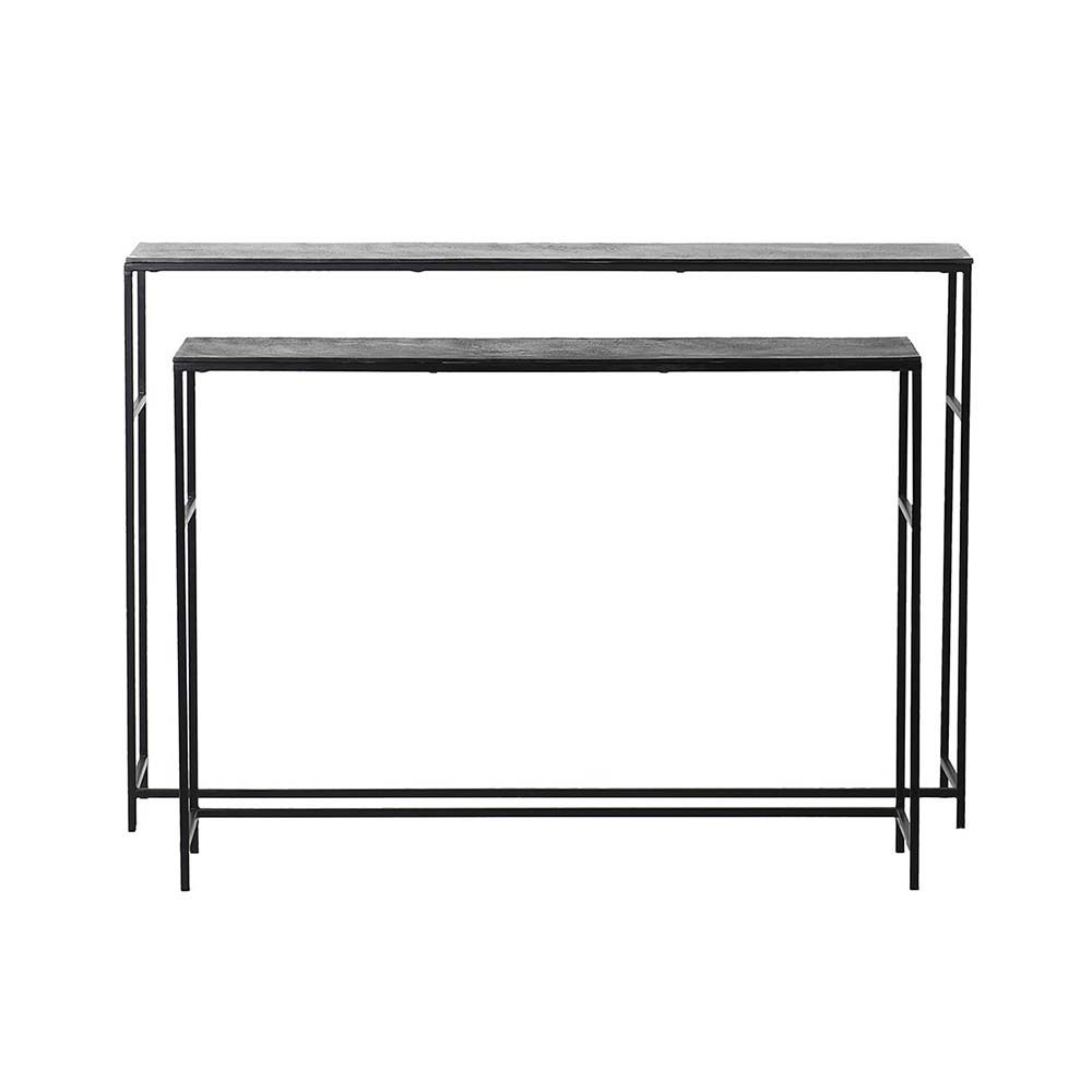 Set of two console tables that exude elegant, minimalist design