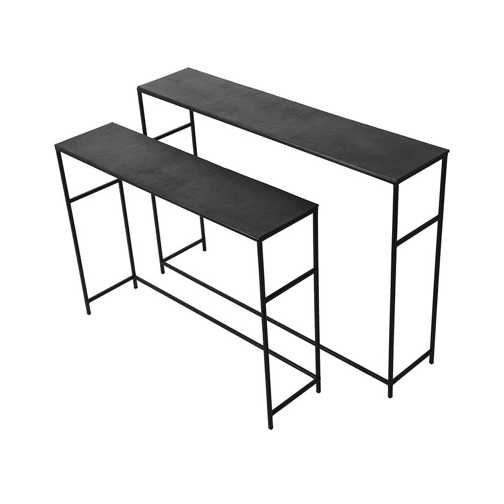 Set of two console tables that exude elegant, minimalist design