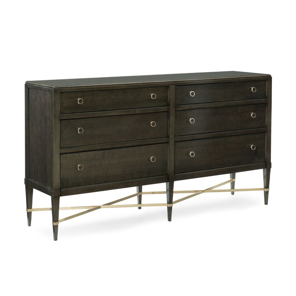 A luxury chest of drawers by Caracole with a classic and timeless design