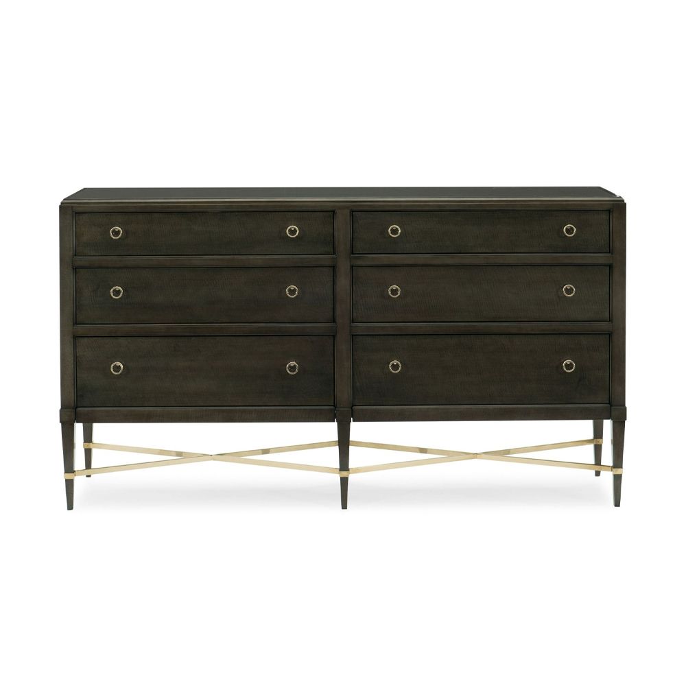 A luxury chest of drawers by Caracole with a classic and timeless design