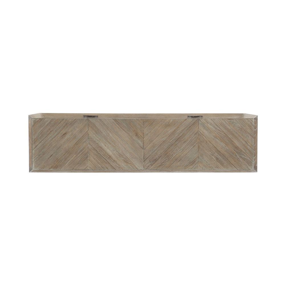 Beautifully modern chevron patterned dresser with diamond shaped handles