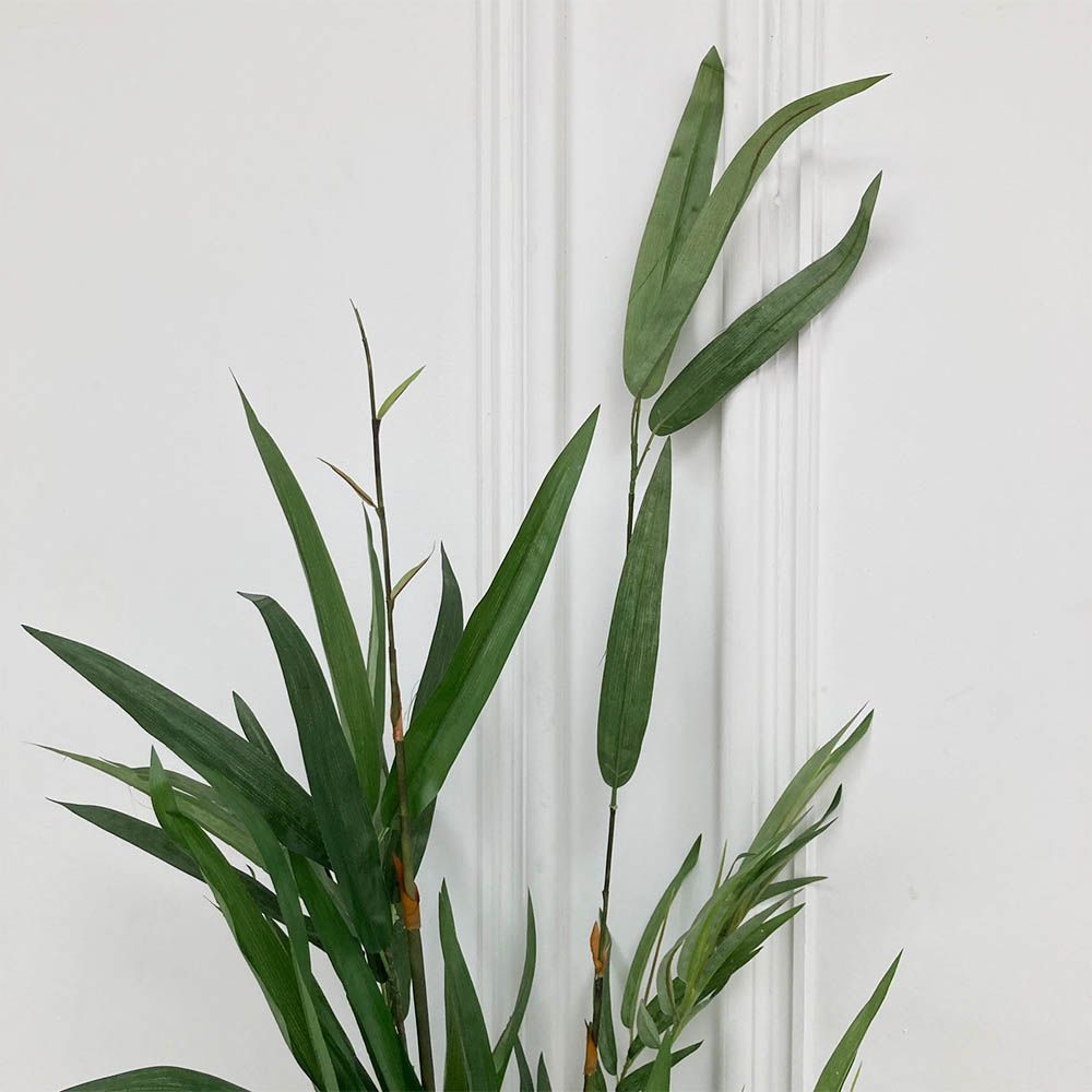 Faux bamboo plant