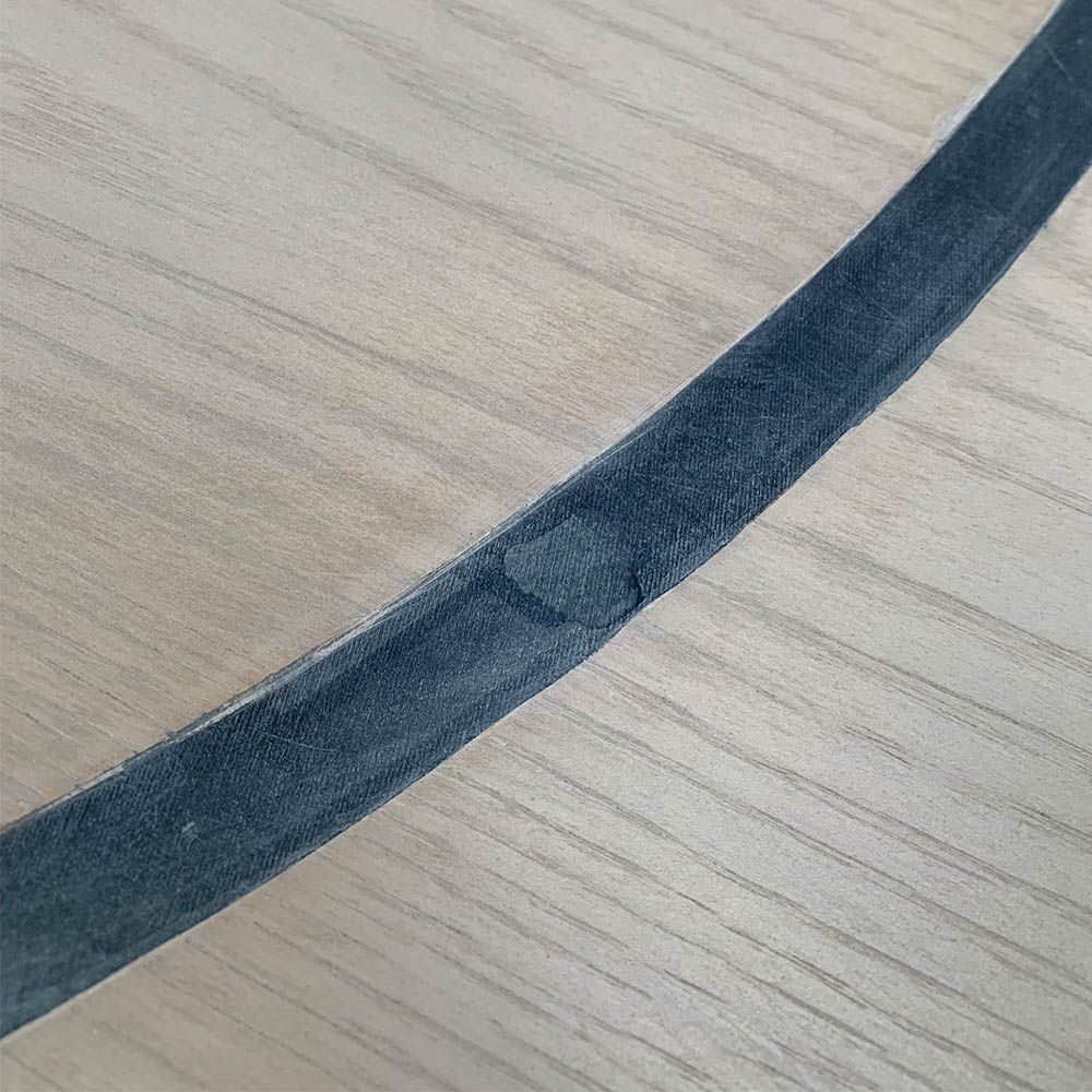 Imperfection to black boarder finish