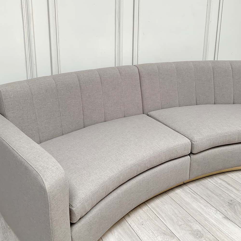 Gorgeous 3 seater sofa upholstered in our Villa Nova Fossil